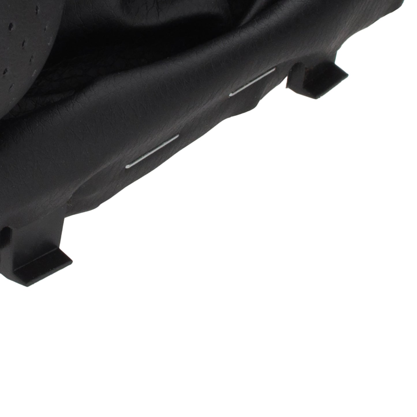 Audi A3 I 8L 96-03 gear knob BLACK + BLACK GAITER with RED STITCHING RED RING 5 GEARS REVERSE AT THE BOTTOM
