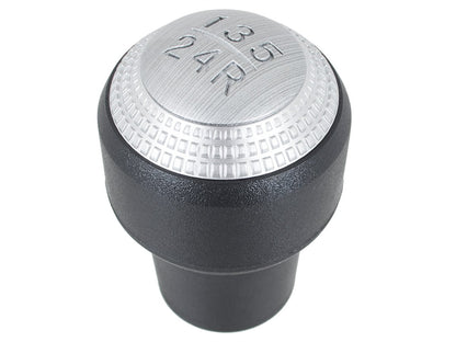 Hyundai Tucson 04-15 gear knob BLACK + GREY + SILVER 5 GEARS