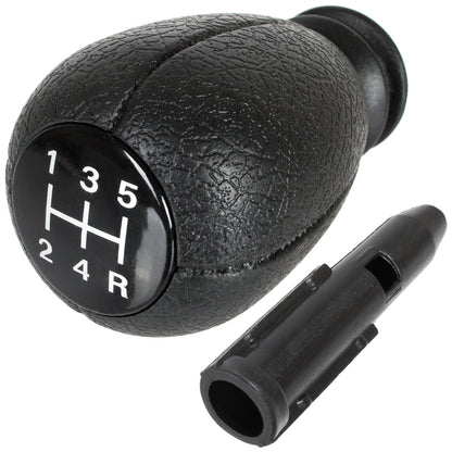 Citroen Xsara Picasso 99-02 gałka zmiany biegów CZARNA + BIAŁY SCHEMAT + adapter / przejściówka dźwigni drążka gałki zmiany biegów 2 szt. KPL