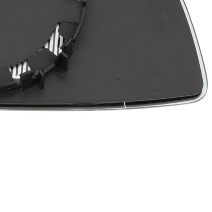 BMW 5 E60 / E61 03-10 mirror insert HEATED BLUE left