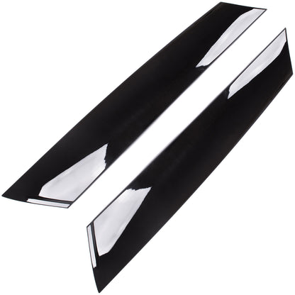 MINI R55 A-pillar exterior trim BLACK GLOSS left + right 2 pcs. SET