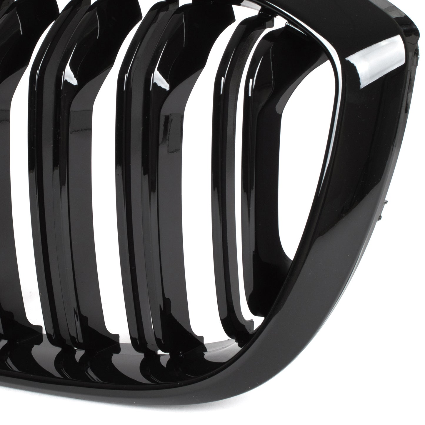 BMW X4 G02 2018- grilles (kidneys) left + right set BLACK GLOSSY DOUBLE BAR