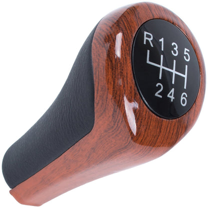 BMW E30 E32 E34 E36 E39 E46 E60 E61 E62 E63 E81 E82 E85 E87 E88 E90 E91 E92 X1 X3 X5 WOOD 6-SPEED gear knob