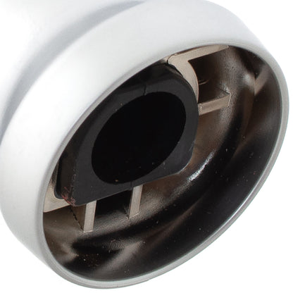 Kia Picanto II 11-17 gear knob BLACK + SILVER 5-SPEED