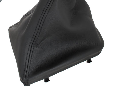 BMW 3 E36 90-00 gear knob BLACK ECO-LEATHER + gaiter with frame 6-SPEED
