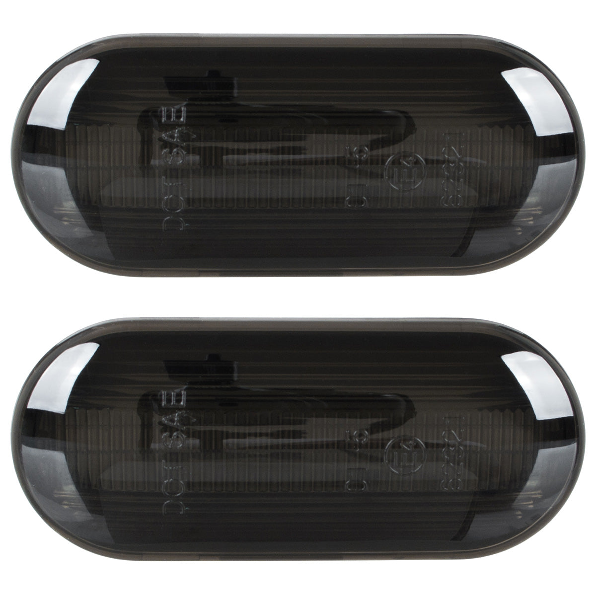 VW Bora Caddy II Golf IV Jetta Lupo Multivan V Passat B5 Polo III Sharan T5 LED DYNAMIC SMOKED side indicators 2 pcs. set
