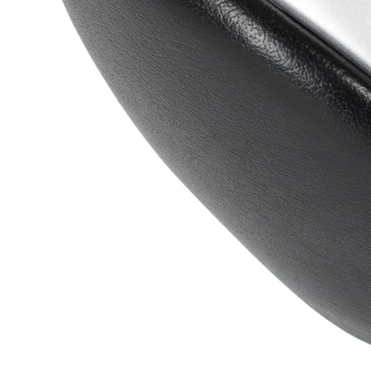 Renault Laguna III 07-15 Gear stick knob 6 SPEEDS BLACK ECO-LEATHER + SILVER