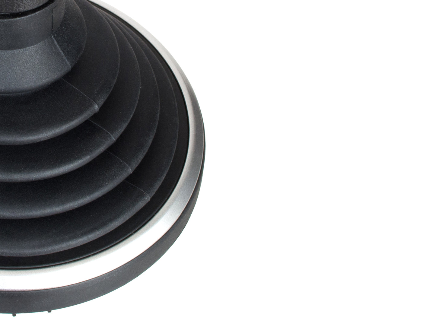 Ford Fusion 2002 - BLACK gear knob + BLACK gaiter with frame + SILVER 5-SPEED