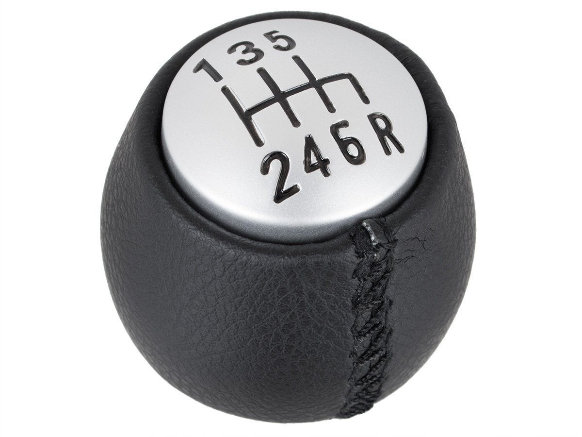 Alfa Romeo 147 00-10 Gear Knob BLACK + SILVER 6 SPEED
