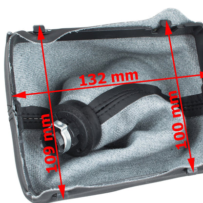Audi A4 B8 07-15 Gear knob BLACK 5-SPEED + BLACK GAITER