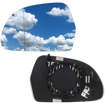 Skoda Octavia II 04-13 mirror insert HEATED left