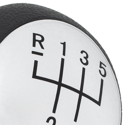 Renault Clio II 01-08 gear knob SILVER, BLACK DIAGRAM