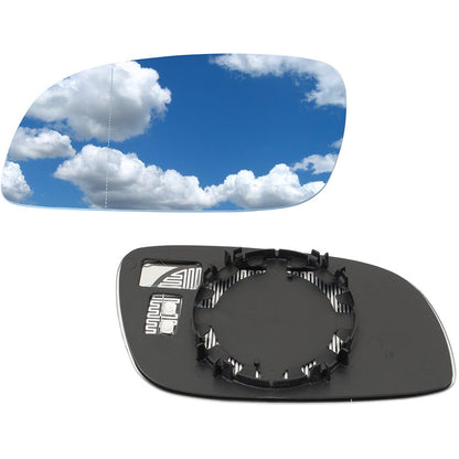 VW Touran 03-10 mirror glass HEATED left