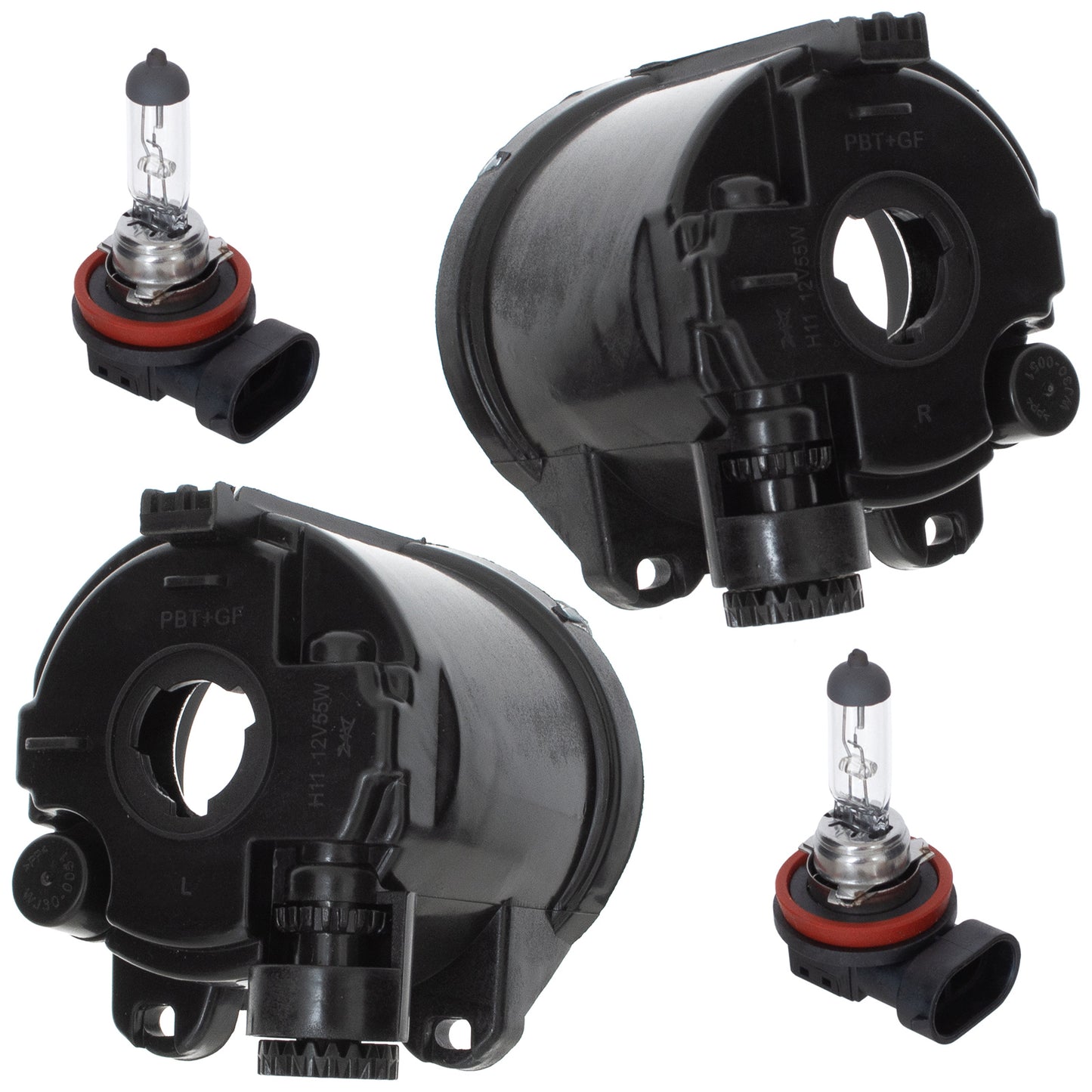 BMW 3 E92 E93 M-PACK 06-13 left + right fog light 2 pcs. SET