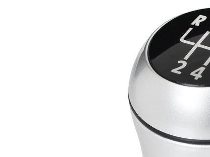 BMW E39 E46 E53 E60 E61 E81 E82 E83 E85 E87 E90 E91 E92 E93 Gear knob SILVER+CHROME 5 SPEEDS