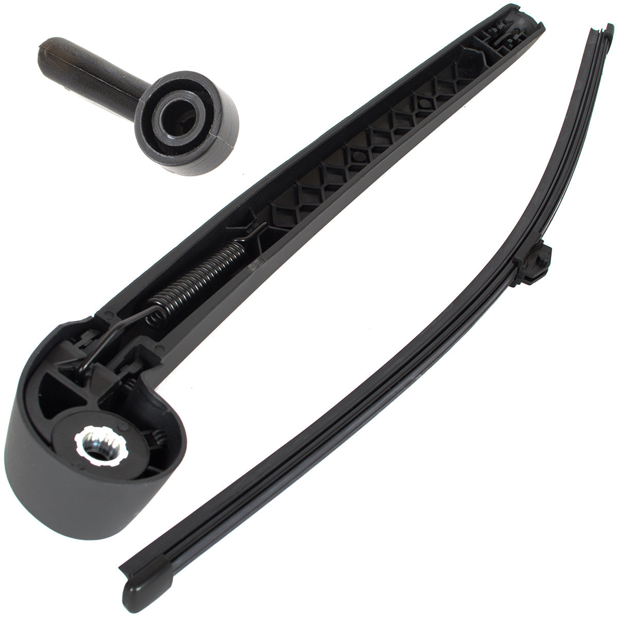 Audi A4 B8 KOMBI 2008 - rear wiper arm + blade + rear window washer nozzle 2 pcs SET