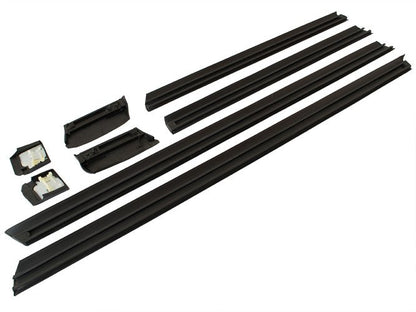Audi 100 C4 91-94 side moldings, LOWER, set of 8 pcs with clips