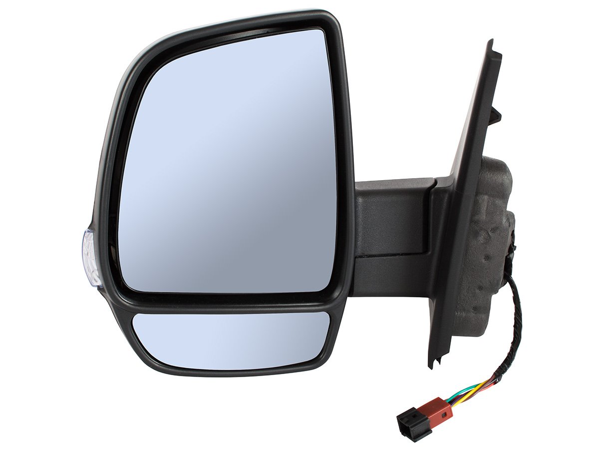 Fiat Doblo 2010 - exterior mirror DOUBLE ELECTRIC HEATED black WITHOUT SENSOR left