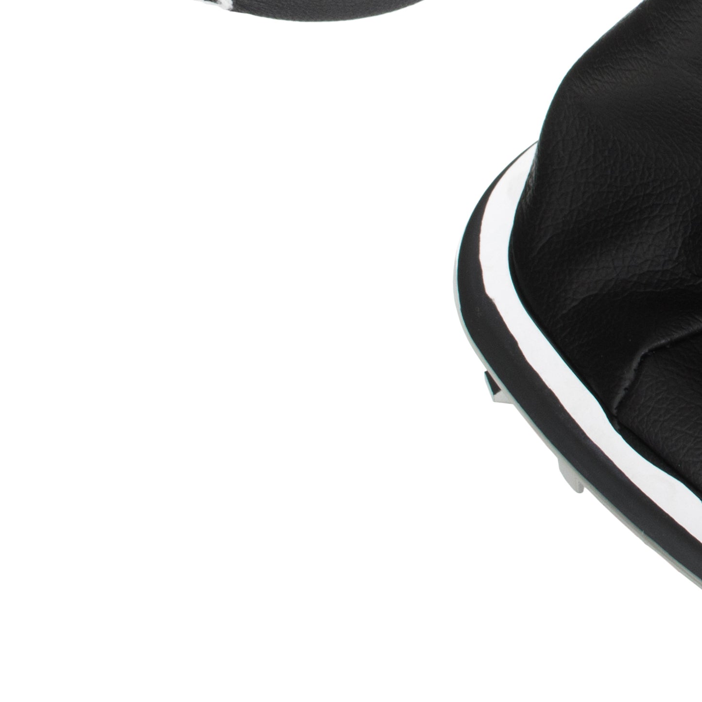 Renault Trafic III 14-19 Gear Knob BLACK / CHROME + BLACK GAITER WITH CHROME FRAME 6-SPEED