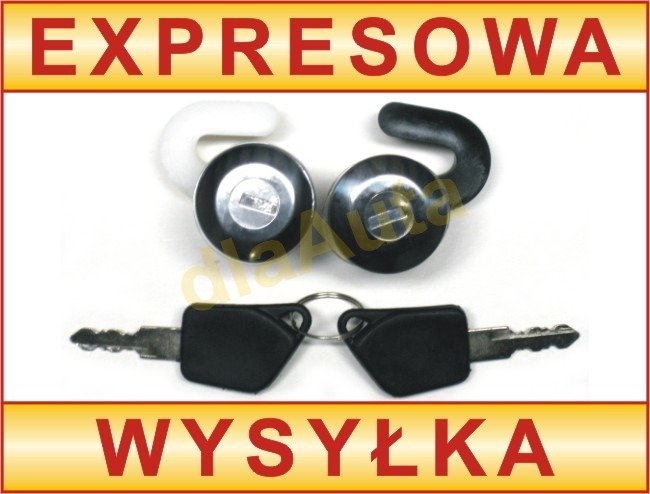 Peugeot 306 zamek wkładka drzwi 2 szt.