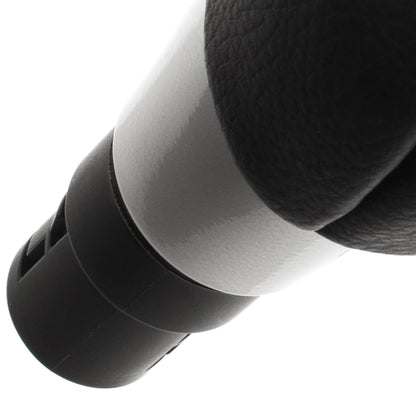 Volvo S60 10-18 gear knob BLACK ECO-LEATHER / SILVER WITHOUT DIAGRAM