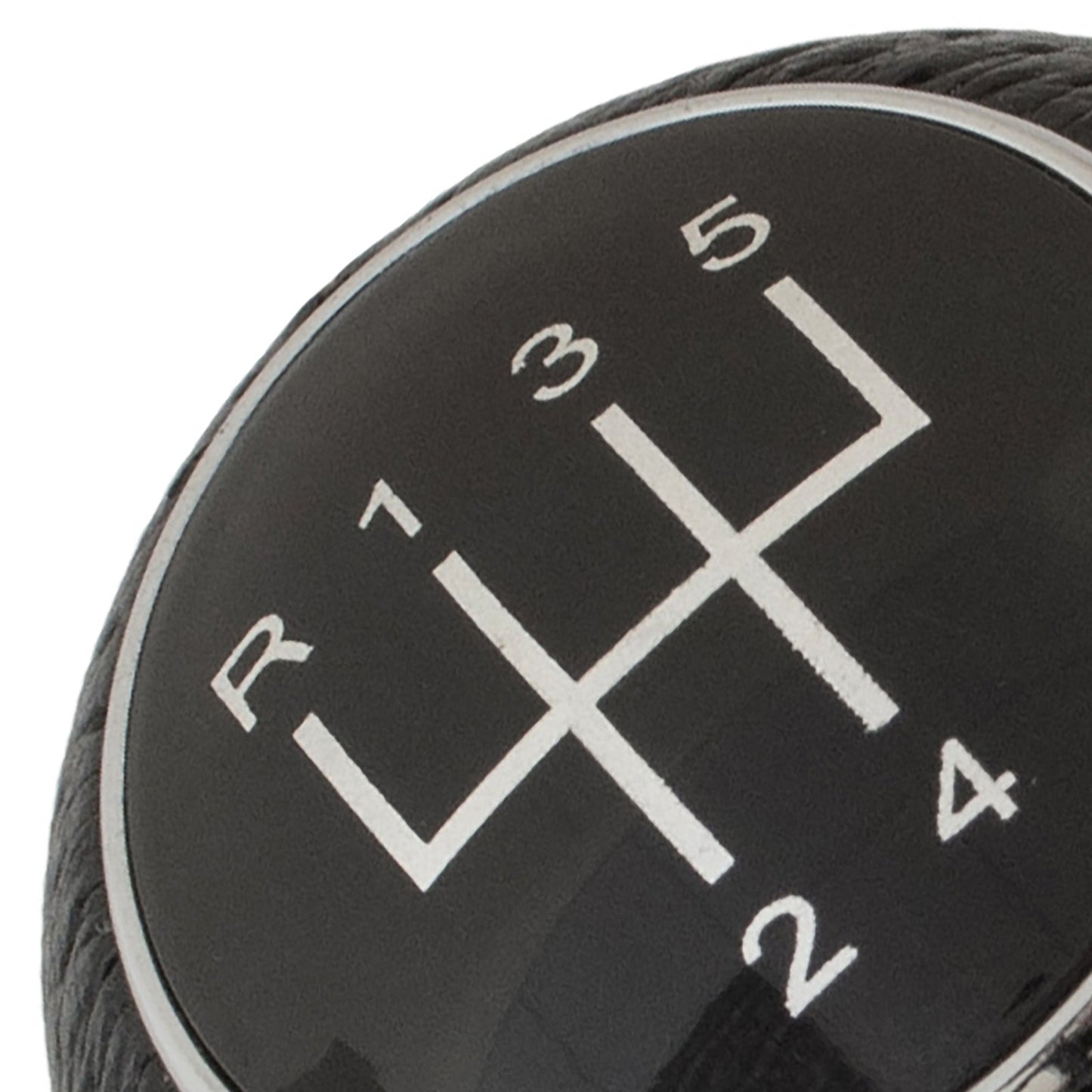 Audi A3 8P 03-12 Gear knob BLACK + CHROME 5-SPEED