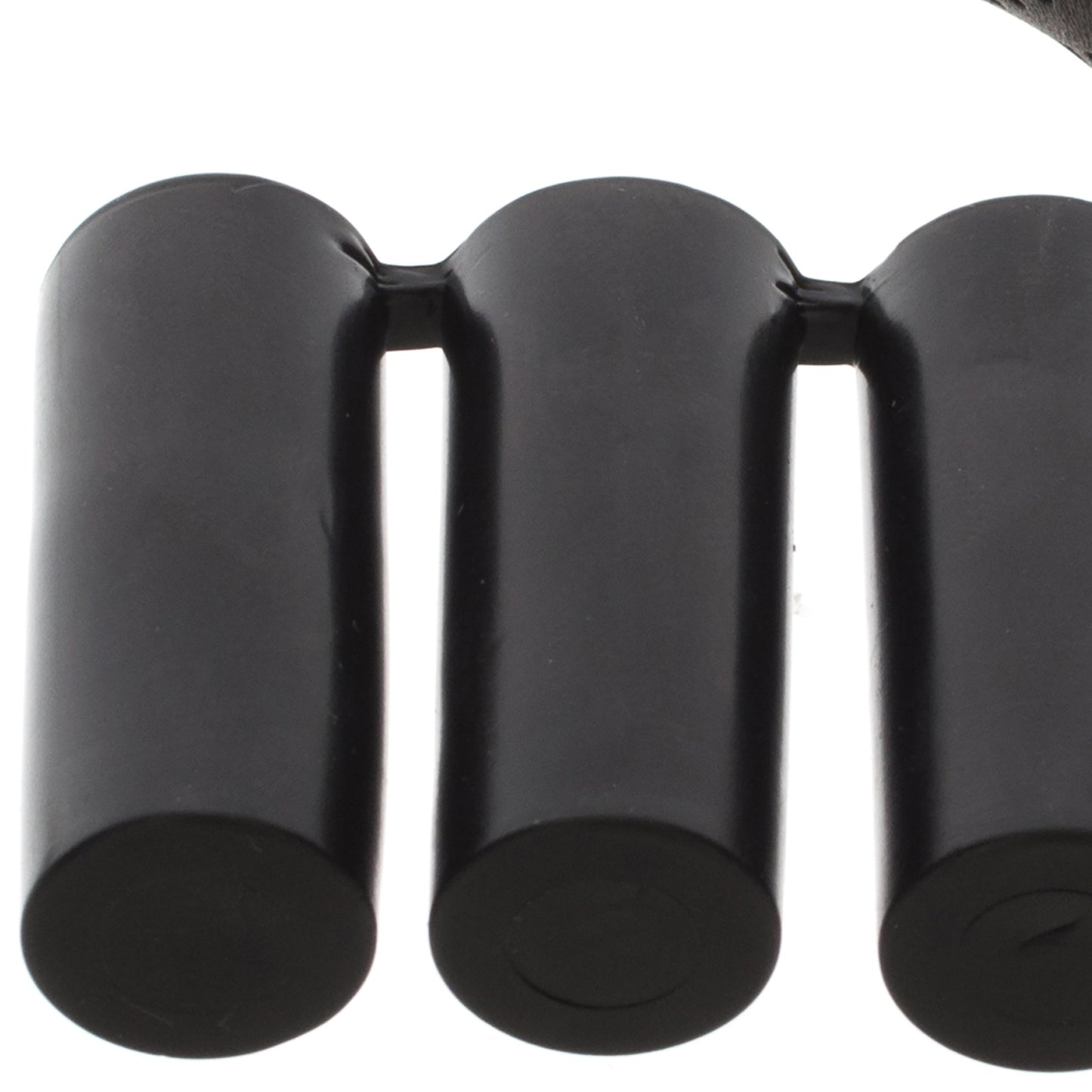 UNIVERSAL gear shift knob BLACK LEATHER + RED STITCHING + SILVER 6 GEARS