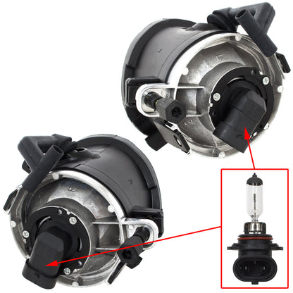 BMW 5 E39 M-Package M5 96-03 SMOKED fog lights left + right 2 pcs. SET