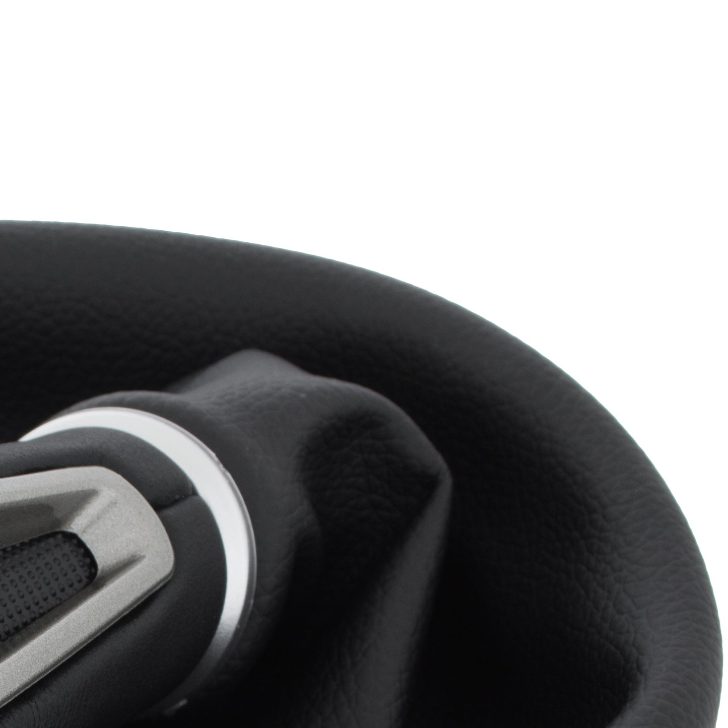 Seat Altea XL 2006- BLACK LEATHERETTE gear knob + gaiter with frame 6 SPEEDS
