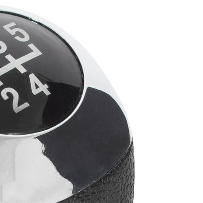 Hyundai i20 07-12 gear knob BLACK + CHROME 5 SPEED
