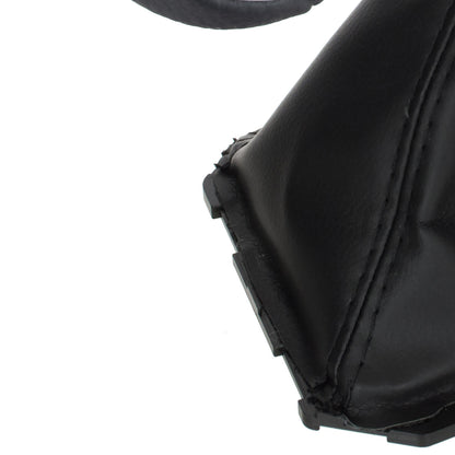 Ford Focus Mk3 FL 14-18 gear knob BLACK ECO-LEATHER + BLACK + gaiter with frame 6 SPEEDS