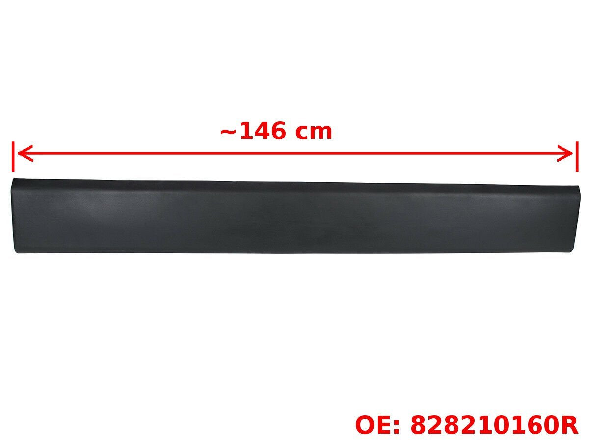 Renault Master III 2010- side trim LONG behind the pillar left