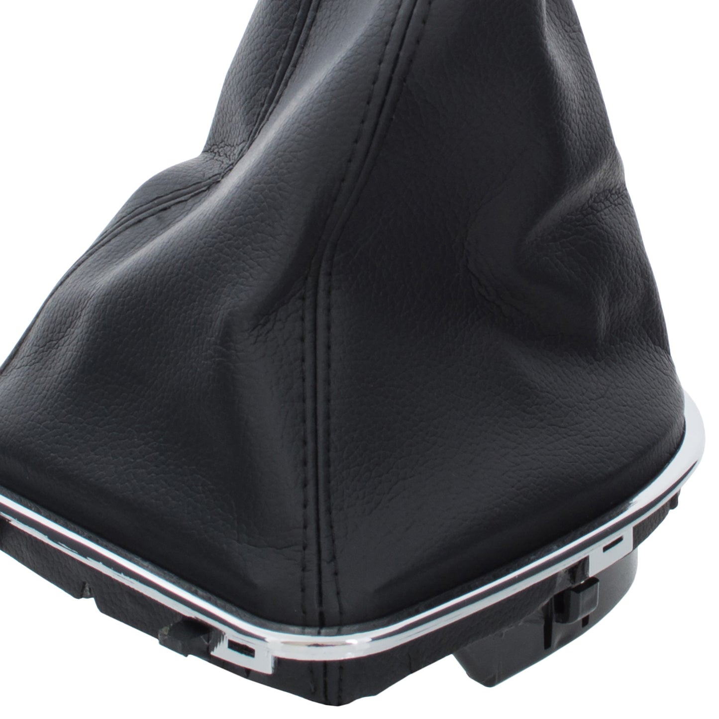 Seat Altea 2004 - gear knob BLACK-BEIGE + gaiter with CHROME frame 6 SPEEDS