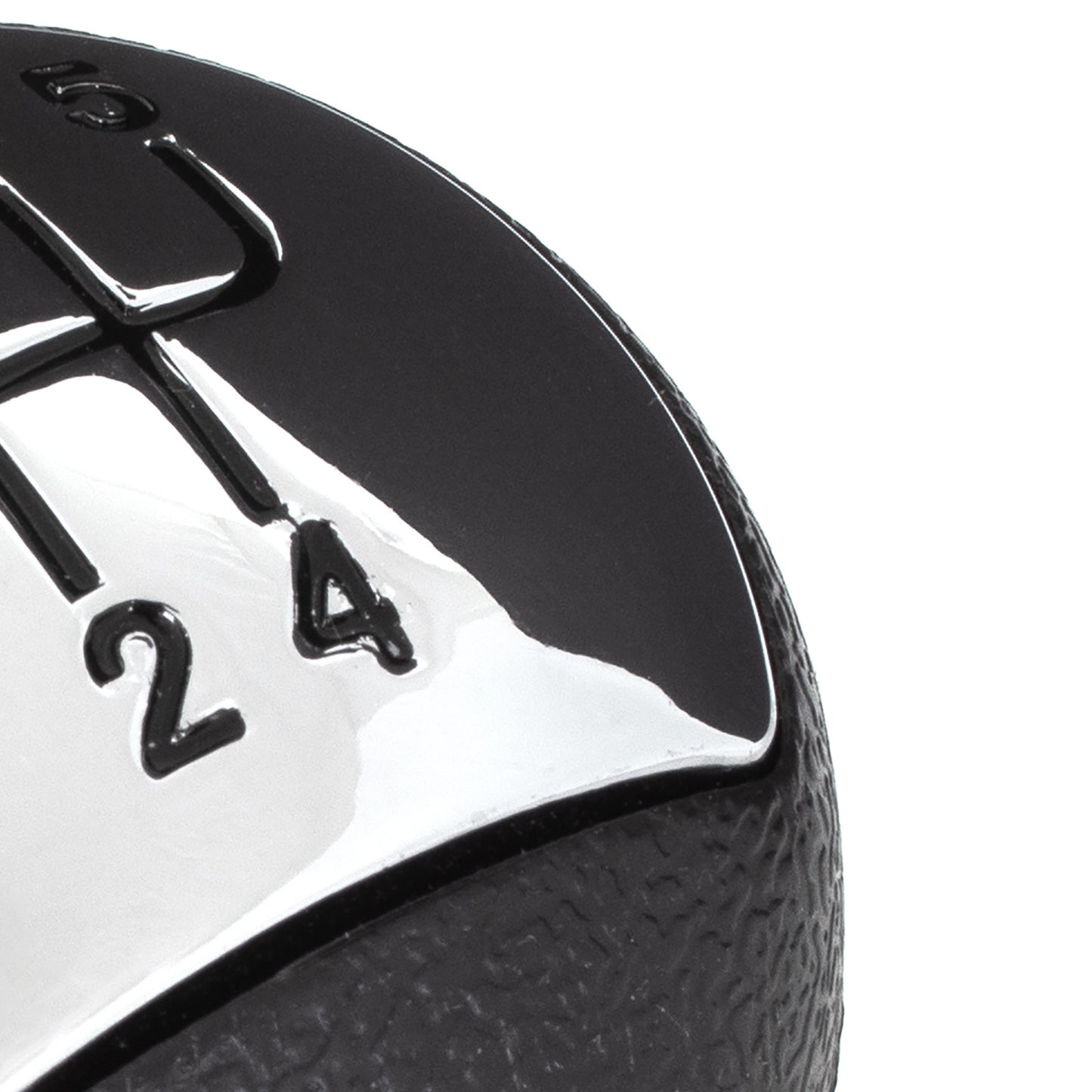 Renault Clio II 01-08 gear knob CHROME + BLACK DIAGRAM