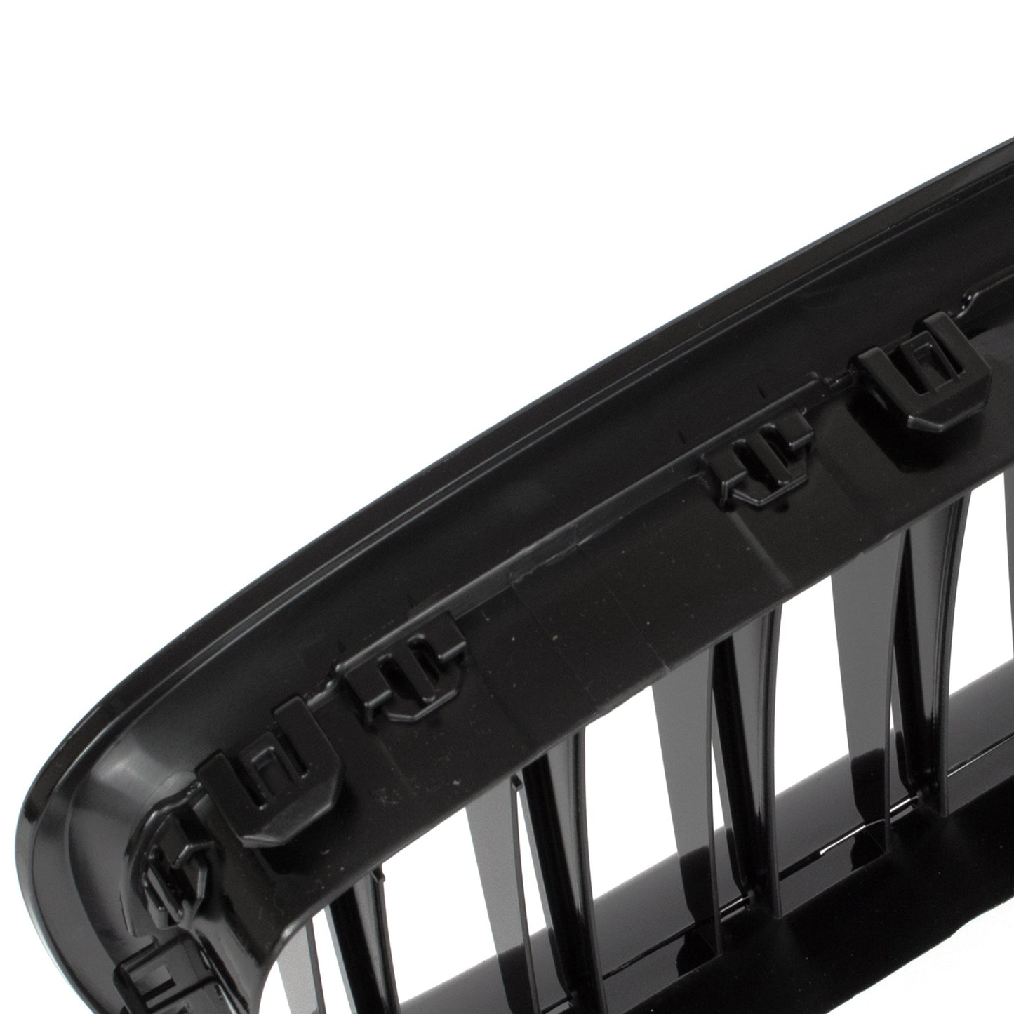 BMW 5 F07 GT 09-17 headlight grilles (kidneys) left + right set BLACK GLOSSY DOUBLE BAR