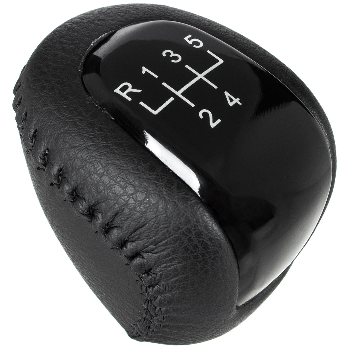 Daewoo Nubira 09-13 Gear Knob BLACK ECO-LEATHER 5 SPEED
