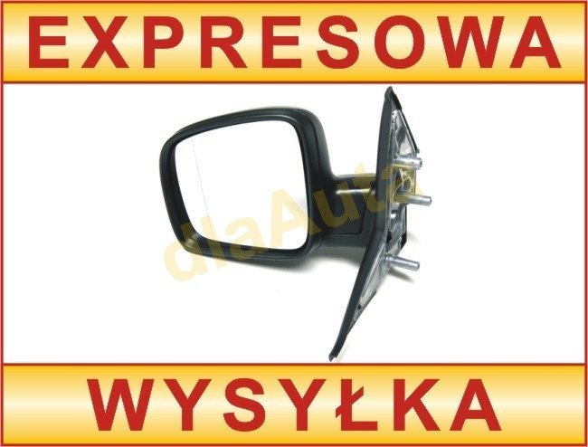 VW T5 2003 - left manual wing mirror
