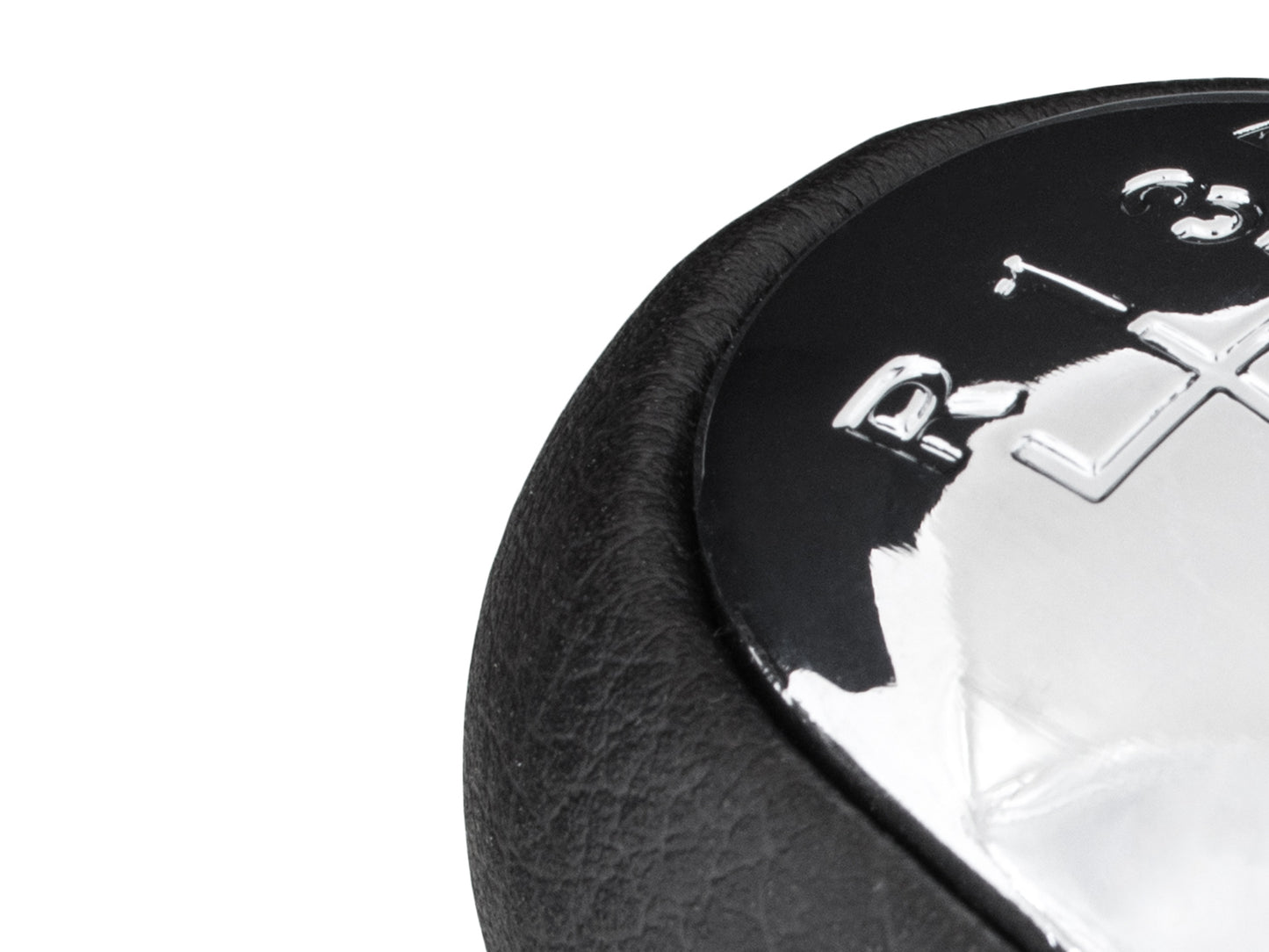 Hyundai Elantra gear knob BLACK + CHROME 5 GEARS