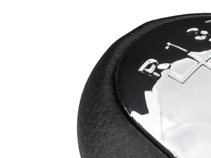 Hyundai Elantra gear knob BLACK + CHROME 5 GEARS