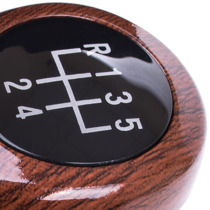 BMW E30 E32 E34 E36 E39 E46 E60 E61 E62 E63 E81 E82 E85 E87 E88 E90 E91 E92 X1 X3 X5 WOOD 5-SPEED gear knob