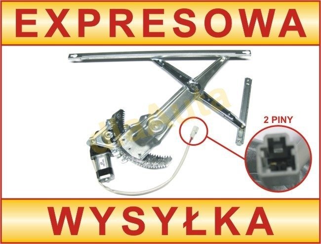 Honda CR-V 96-01 electric front window regulator WITH 2-PIN MOTOR right