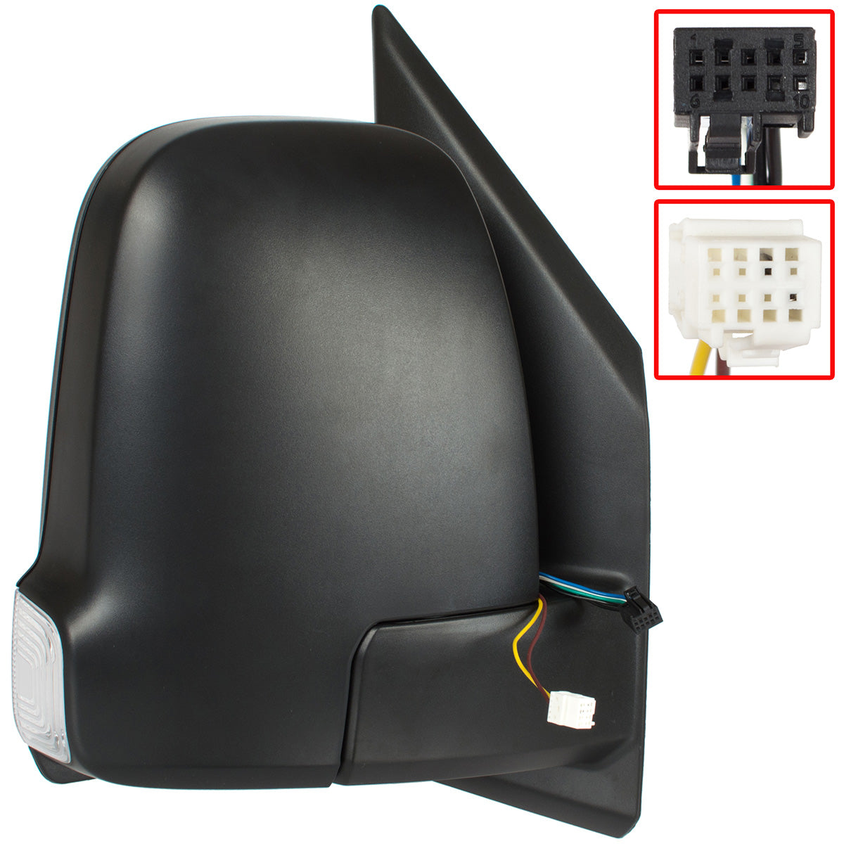 Mercedes Sprinter B907 B910 2018- electric heated exterior mirror SHORT ARM right