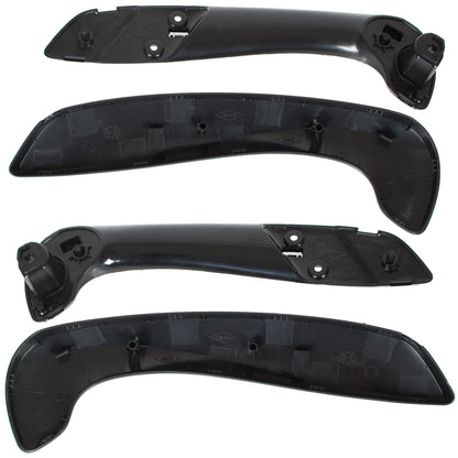 Renault Megane III 08-16 Interior Door Handle MATTE BLACK front left + right 2 pcs. SET