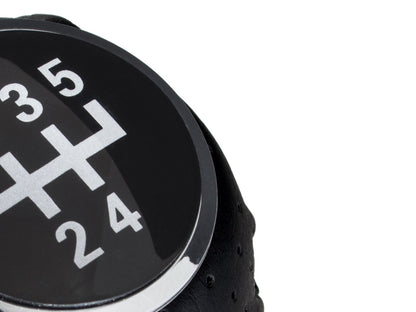 Fiat Ducato II III 94-14 gear knob BLACK + CHROME 5 SPEEDS REVERSE UP