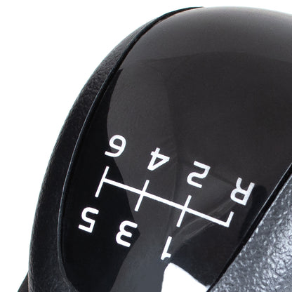 Mercedes W203 C-Class 00-07 gear knob BLACK + GAITER 6 SPEED