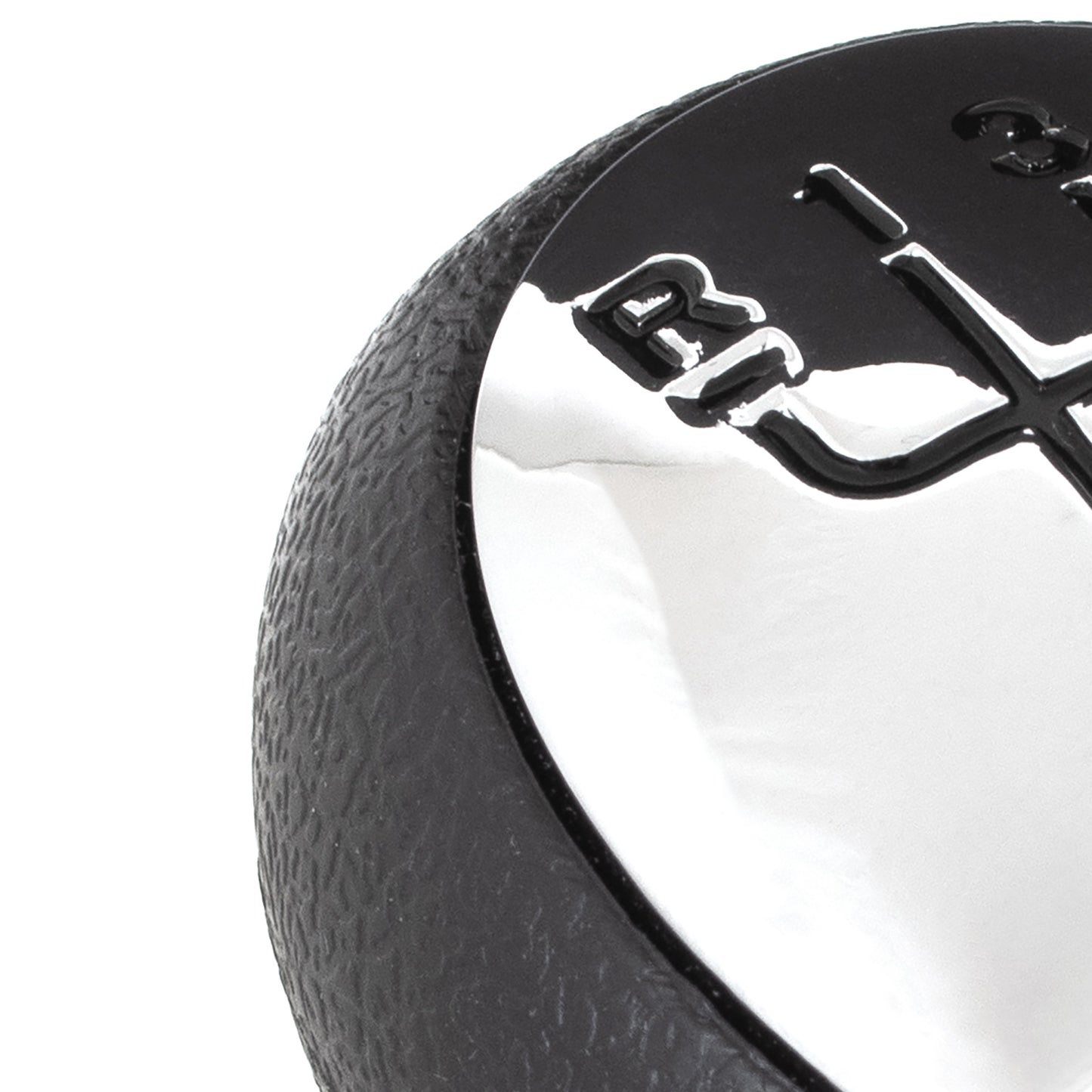 Renault Clio II 01-08 gear knob CHROME + BLACK DIAGRAM