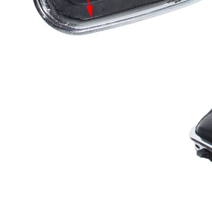 Seat Leon II 2005- BLACK-BEIGE gear knob + gaiter with CHROME frame 6 SPEEDS