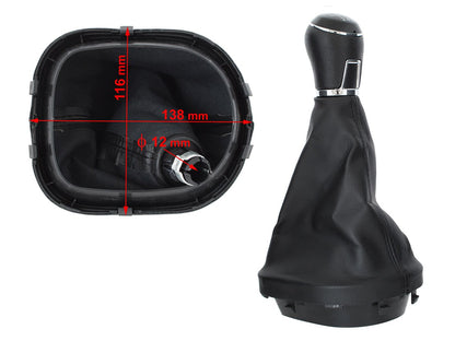 VW Caddy III FL 10-15 gear knob + GAITER 6 SPEED