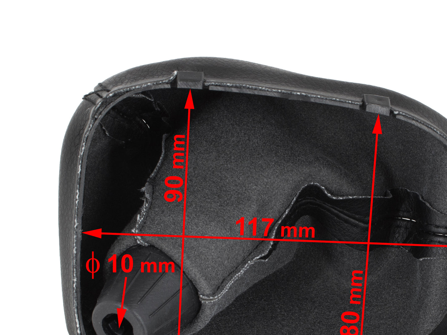 Mercedes W203 C-Class 00-07 gear knob BLACK 6 SPEED + GAITER