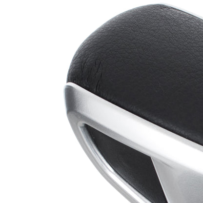 Citroen C5 III 08-17 AUTOMATIC gear knob BLACK LEATHER + SILVER